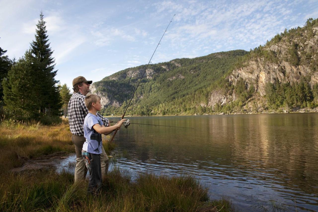 Solvgarden Camping Rysstad Exterior foto